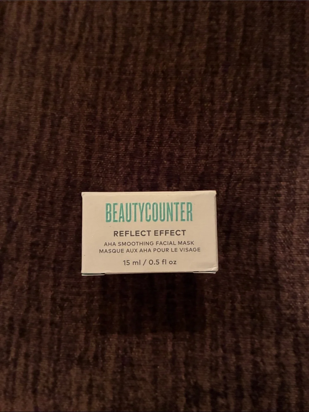 Beautycounter White Box with Teal Logo - Reflect Effect AHA Mask